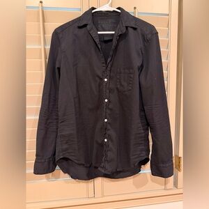 Frank & Eileen “Eileen” style black famous denim button down S